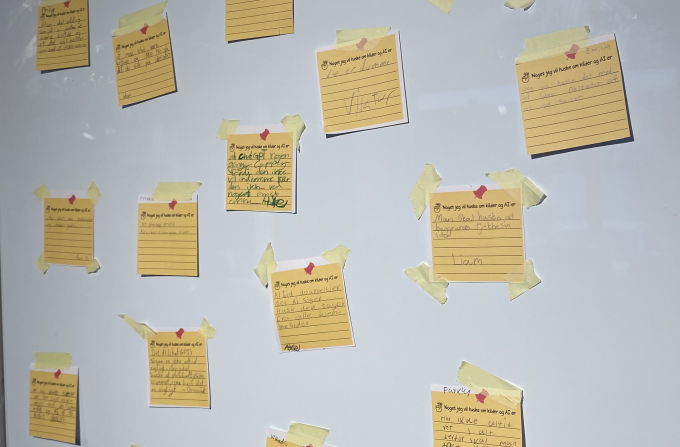 Eleverne gør sig tanker om AI