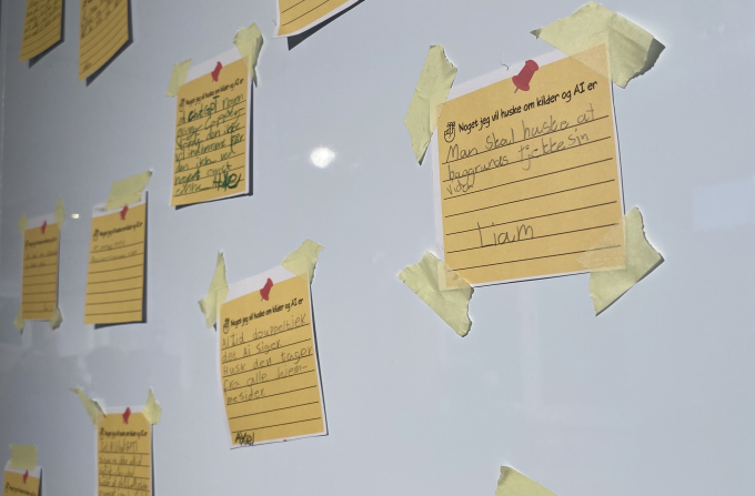 Eleverne gør sig tanker om AI